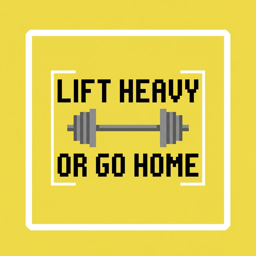 Lift heavy gym quote