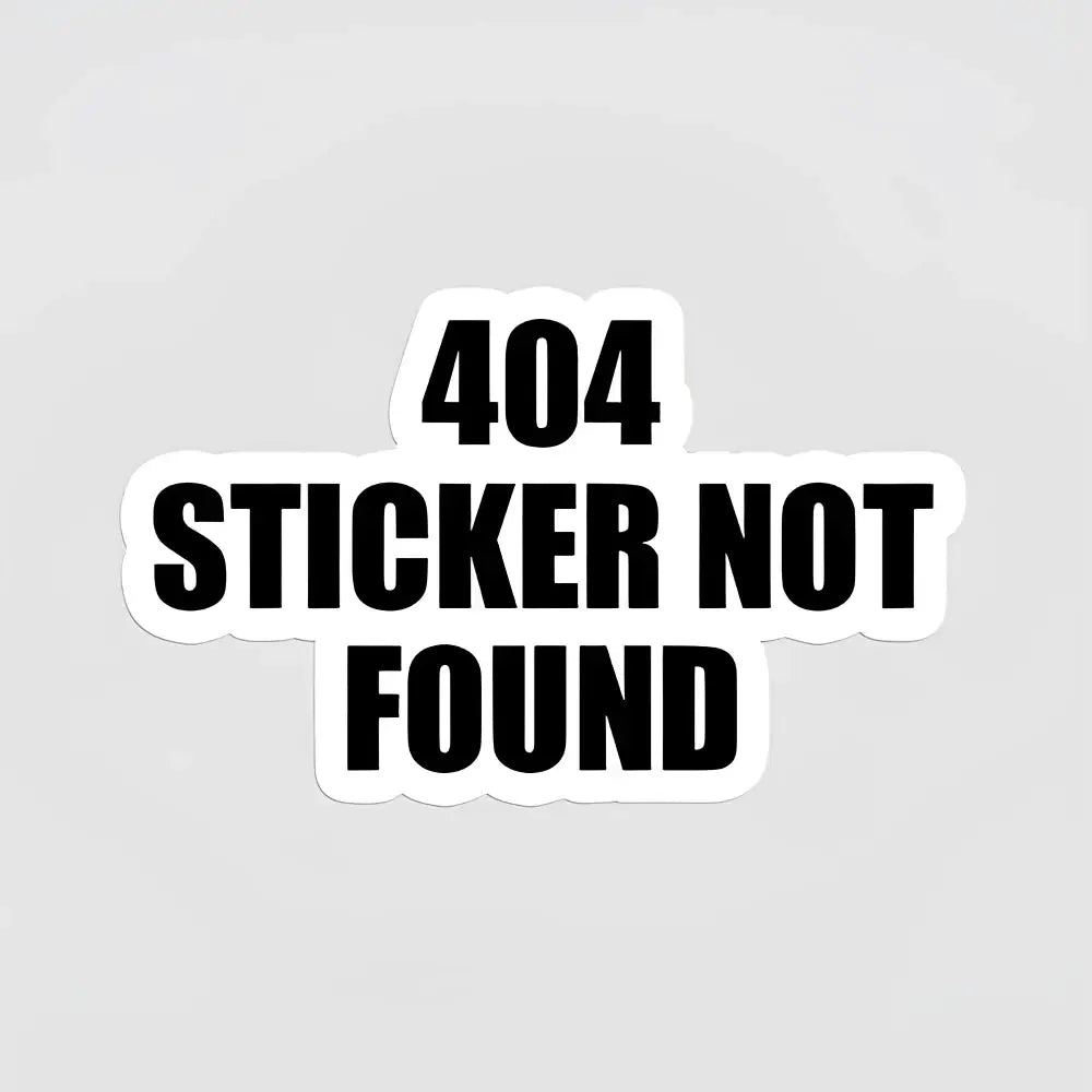 Sticker Not Found