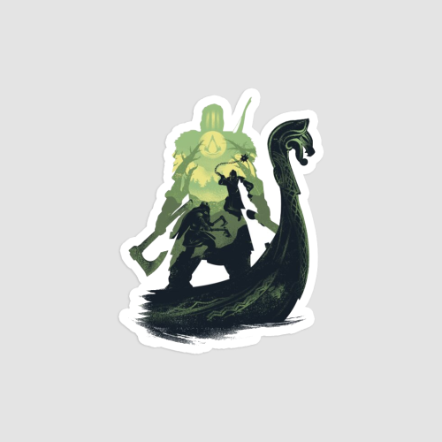 Assasins Creed Paint Blue Viking