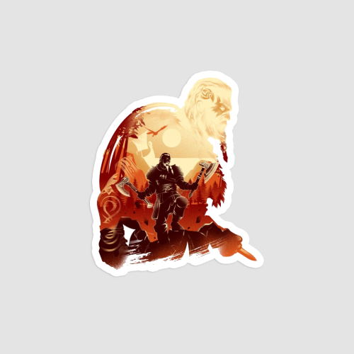 Assasins Creed Paint Orange Viking