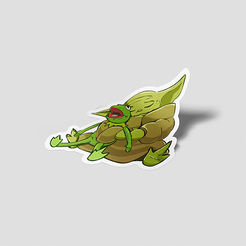 Baby Yoda And Kemit The Frog