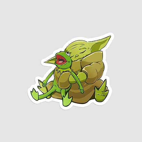 Baby Yoda And Kemit The Frog