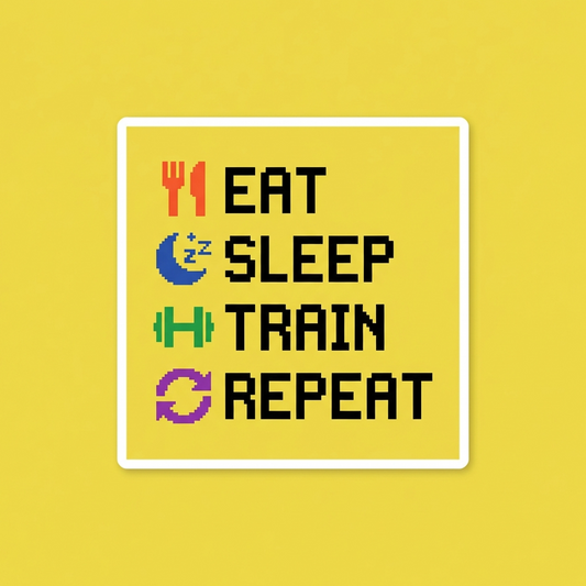 Eat sleep train repeat quote