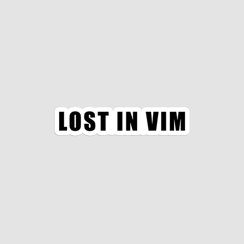 Lost In Vim