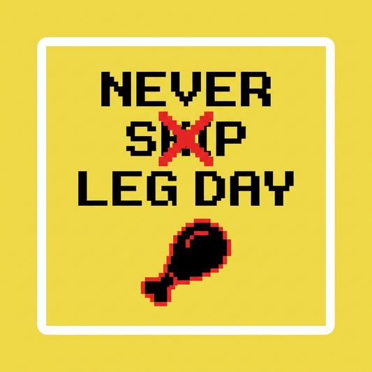 Never skip leg day quote