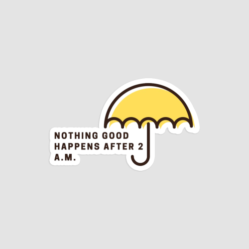Nothing Good Ever Happens After 2Am Umbrella
