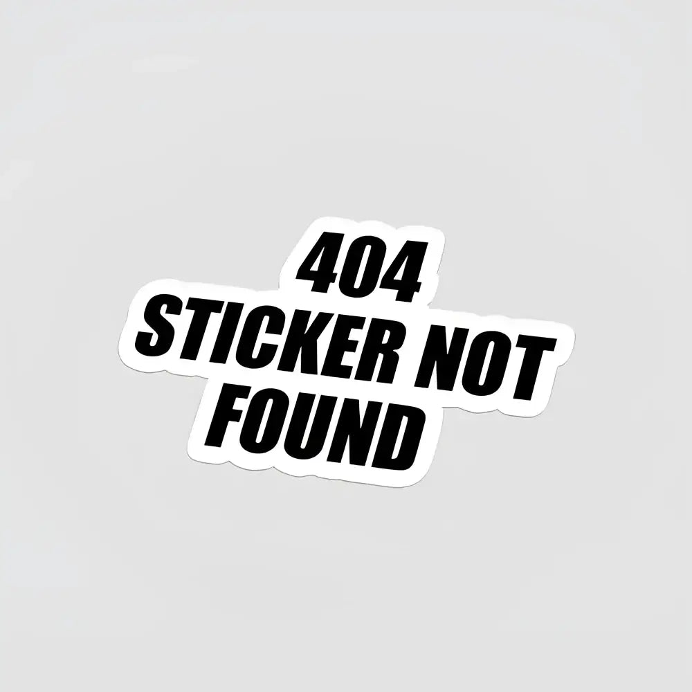 Sticker Not Found