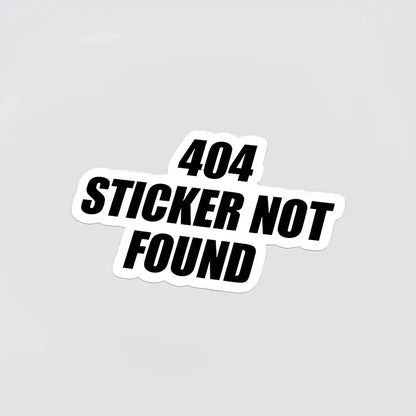 Sticker Not Found