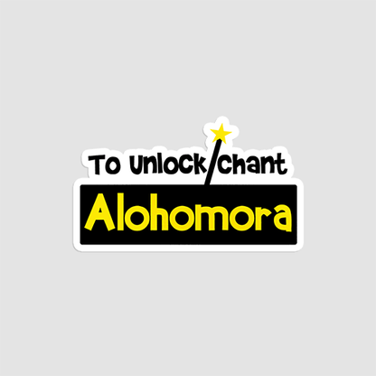 To Unlock Chant Alohomora